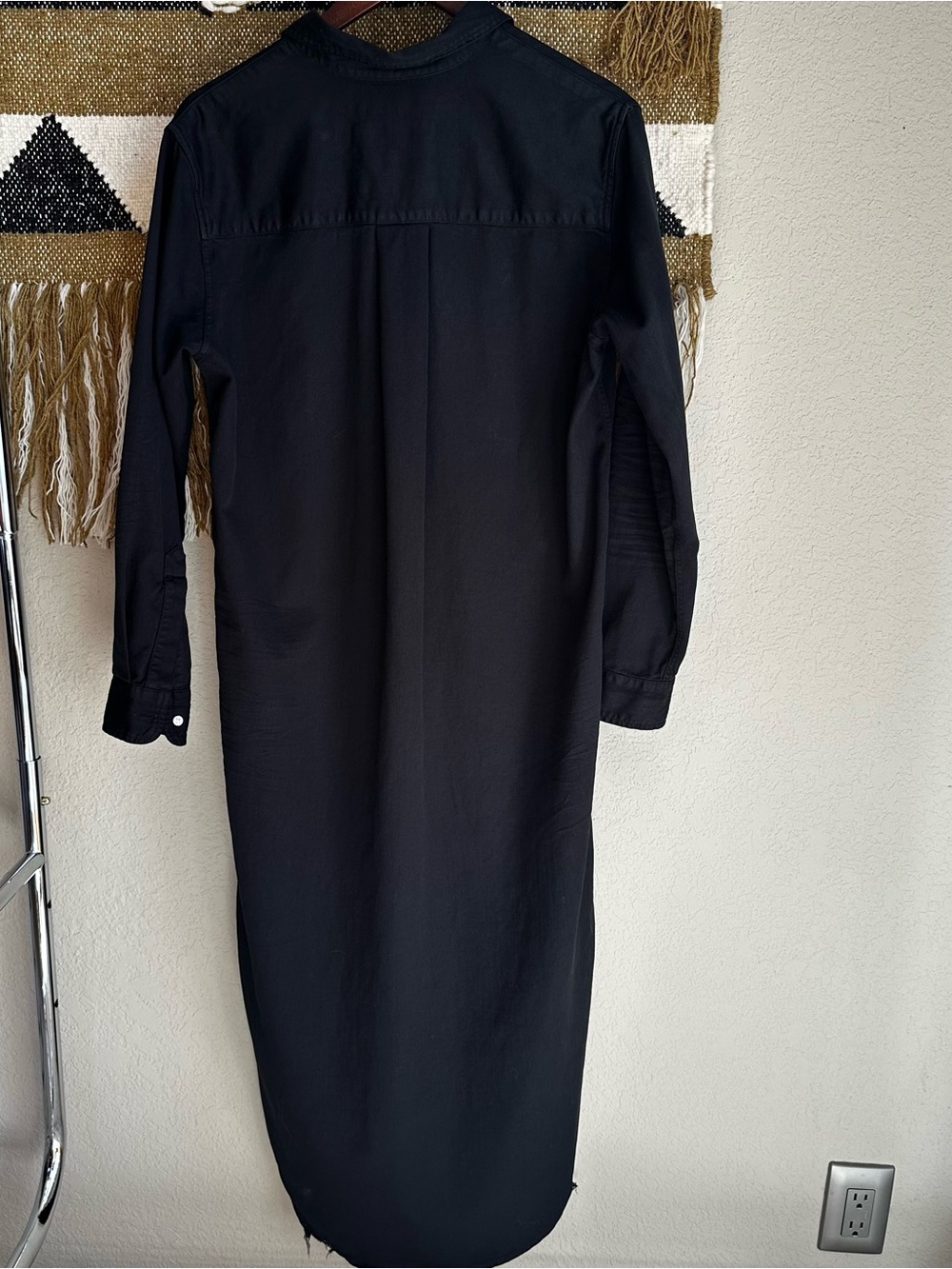 Frank & Eileen “Rory” Black Famous Maxi Denim Shirtdress - S - Picture 6 of 7